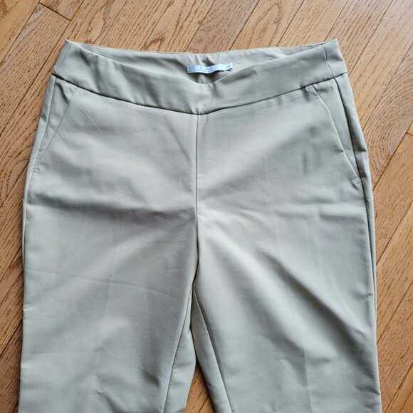 Alfred Sung Crop Stretch Pant Pull On Dress Pant Size 10 - Picture 2 of 11